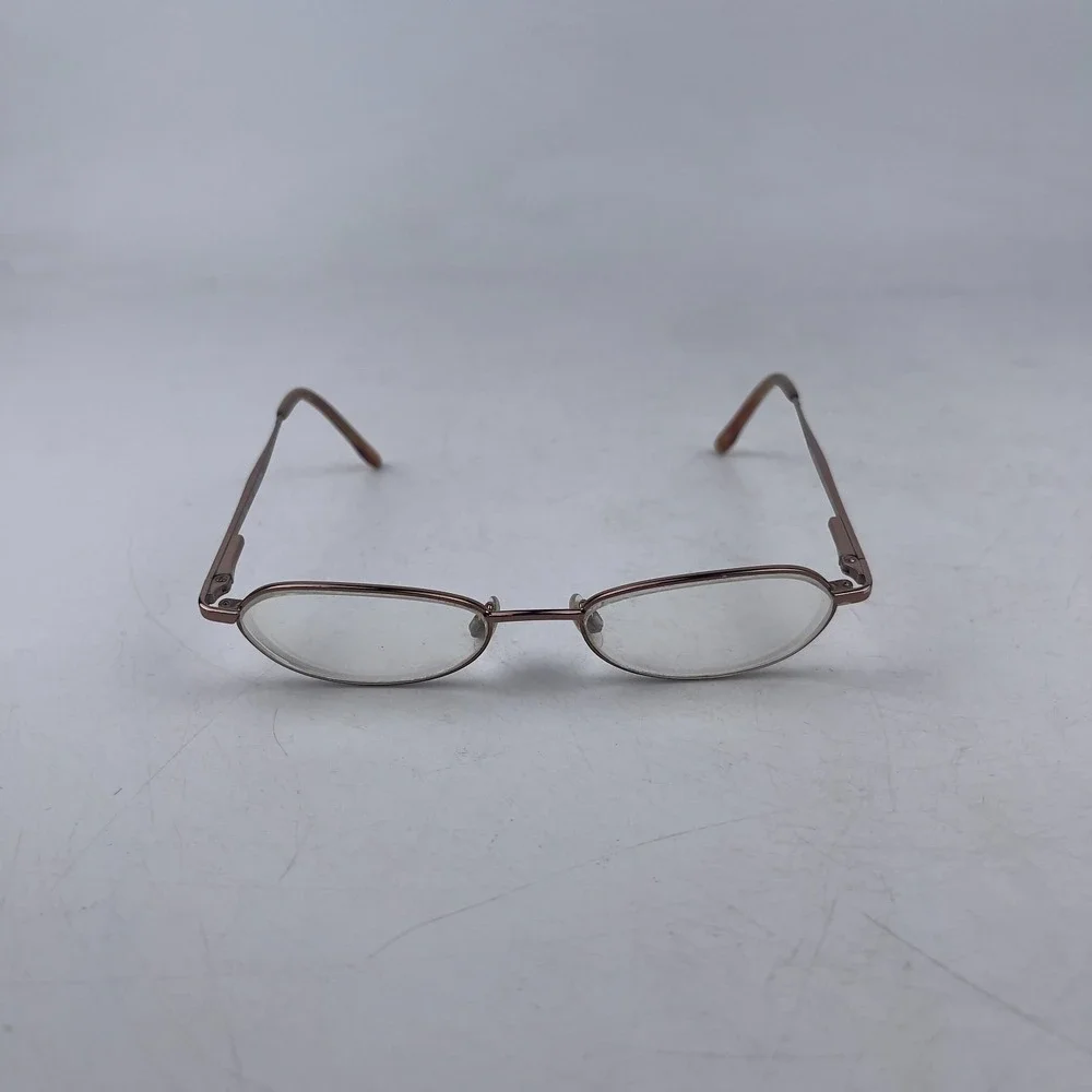 REVLON RV 505 Women's‎ Eyeglasses Frame Brown Bronze Oval Full Rim 48-17-135mm